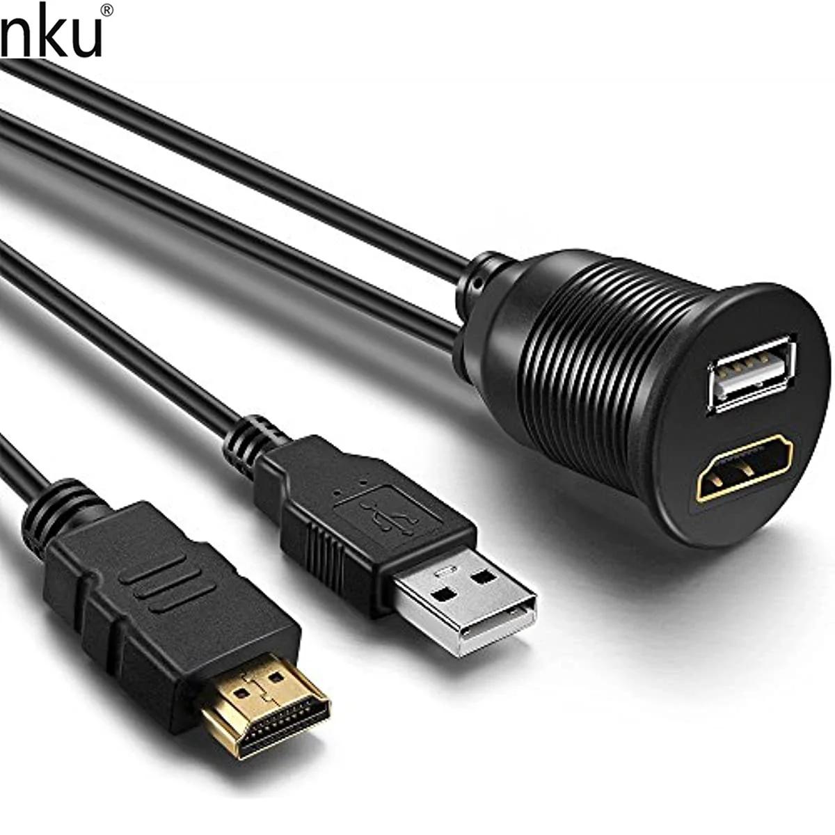 Nku USB 2.0  HDTV ȣȯ - ͽټ  ÷  г Ʈ ̺, ڵ Ʈ , 1m 3ft
